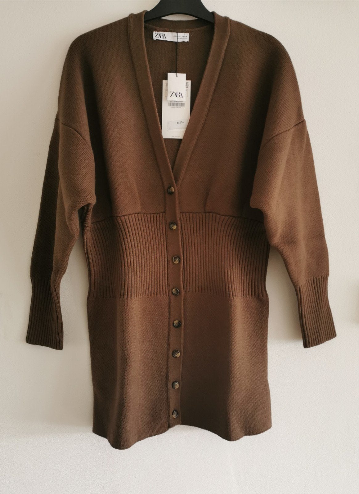 ZARA getailleerd vest mt. M/L, Bruin, Verzenden, Zara, Maat 42/44 (L)