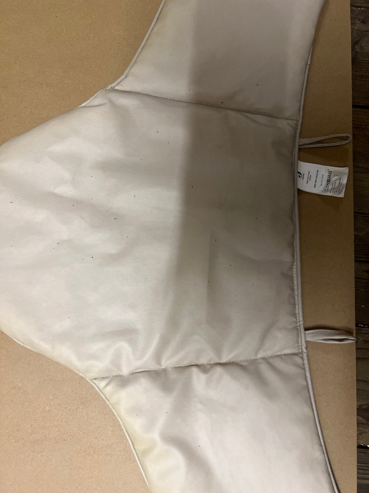 beige rugleuning voor in de ikea stoel, Ophalen, Zo goed als nieuw, Overige typen