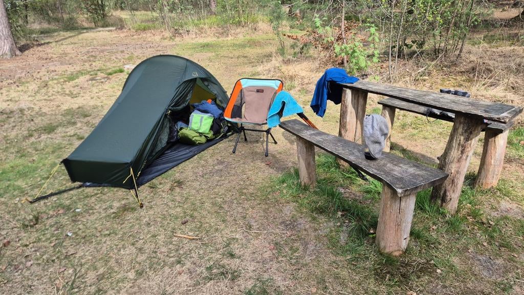 Nordisk Telemark 1 tent met footprint, Ophalen of Verzenden, Zo goed als nieuw