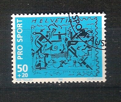 Sport-33 Zwitserland 1482, Ophalen of Verzenden, Gestempeld, Sport