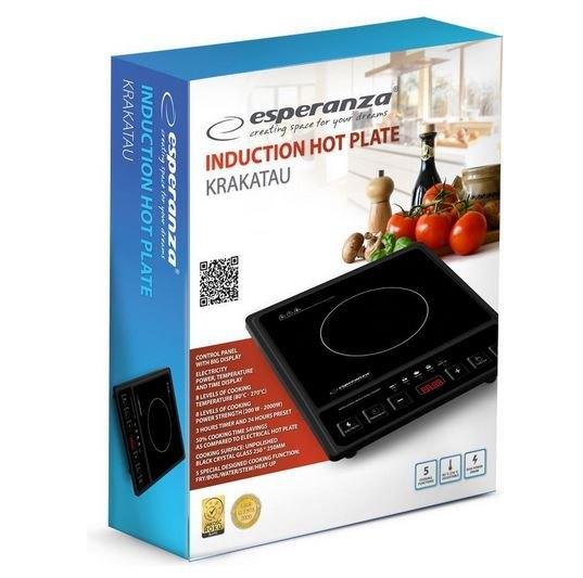 Grote Inductie Kookplaat Keramische Kookplaat 220V 2000 Watt, Witgoed en Apparatuur, Kookplaten, Nieuw, 3 kookzones of minder
