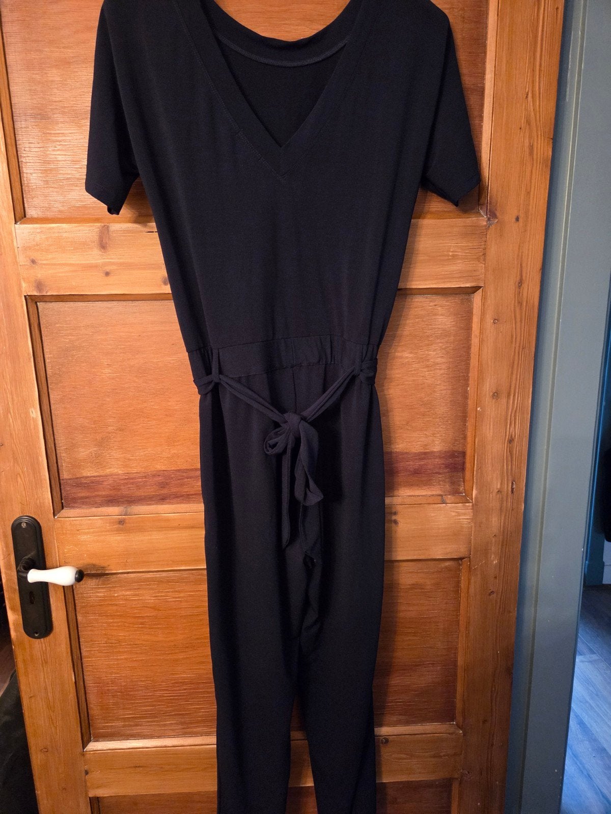 Mooie zwarte jumpsuit van Madness maat M, Maat 38/40 (M), Madness, Zwart, Ophalen of Verzenden