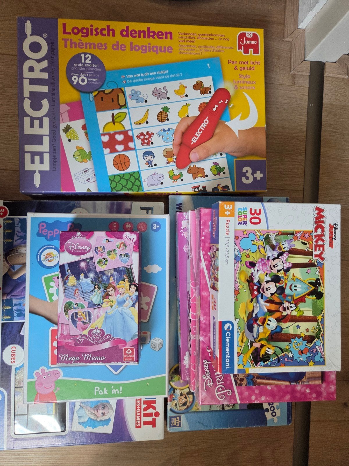 Leuke spelletjes en puzzels, Ophalen, 10 tot 50 stukjes, Gebruikt, 2 tot 4 jaar