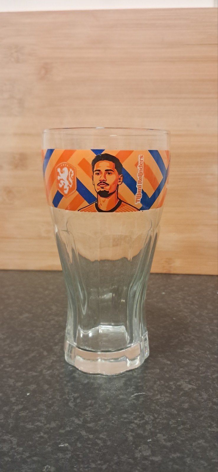 Coca cola Nederlands elftal glas, tijjani reijnders, Ophalen of Verzenden, Nieuw, Frisdrankglas