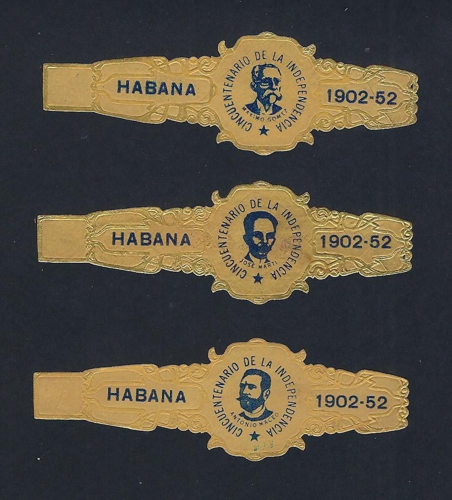 MARCA S/M., CINCUENTENARIO DE LA INDEP. CUBANA, SERIE CUBANA, Verzenden, Nieuw, Sigarenbandjes