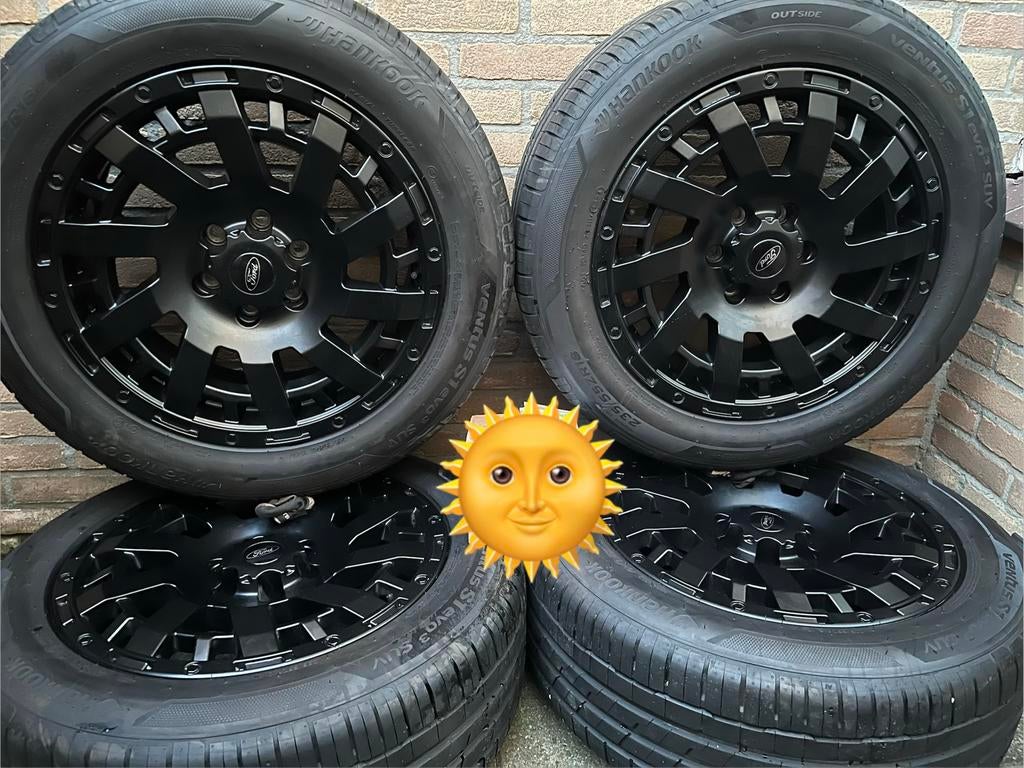 NIEUWE 18” Ford transit Custom  Hankook zomerset TPMS., 18 inch, Bestelwagen, Banden en Velgen, Nieuw