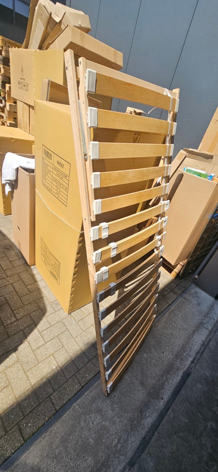 Lattenbodem 80x200 cm - Zo goed als nieuw, Ophalen, Eenpersoons, Zo goed als nieuw, 80 cm