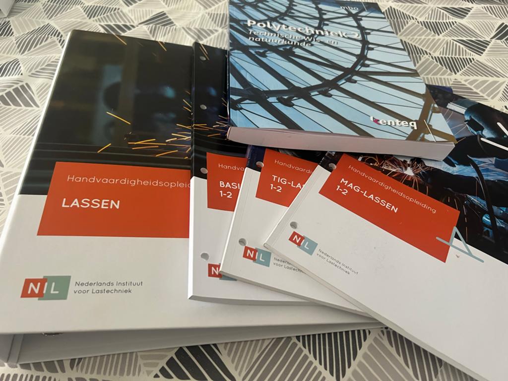 Boekenpakket: Lassen (NIL) & Polytechniek 2 (MBO), Ophalen of Verzenden, Beta, Zo goed als nieuw, MBO
