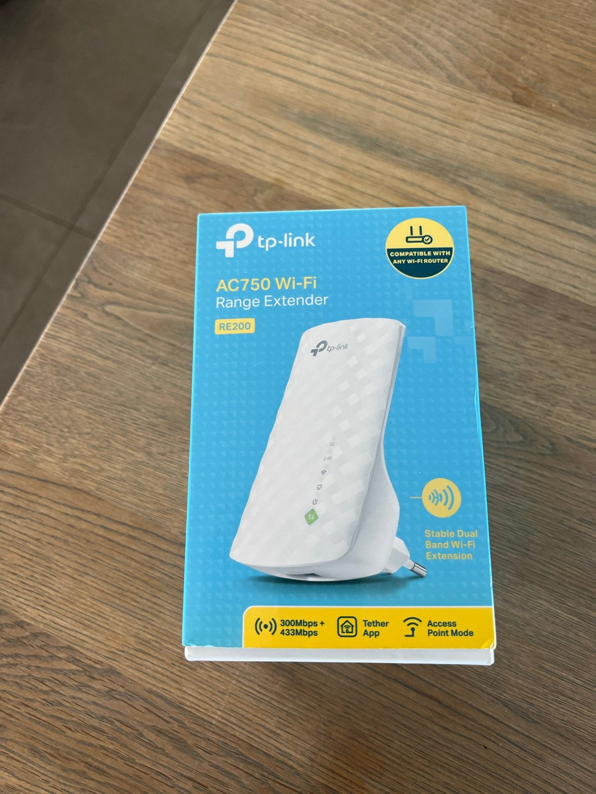 TP-Link AC750 Wi-Fi Range Extender RE200 Nieuw, Ophalen, Nieuw