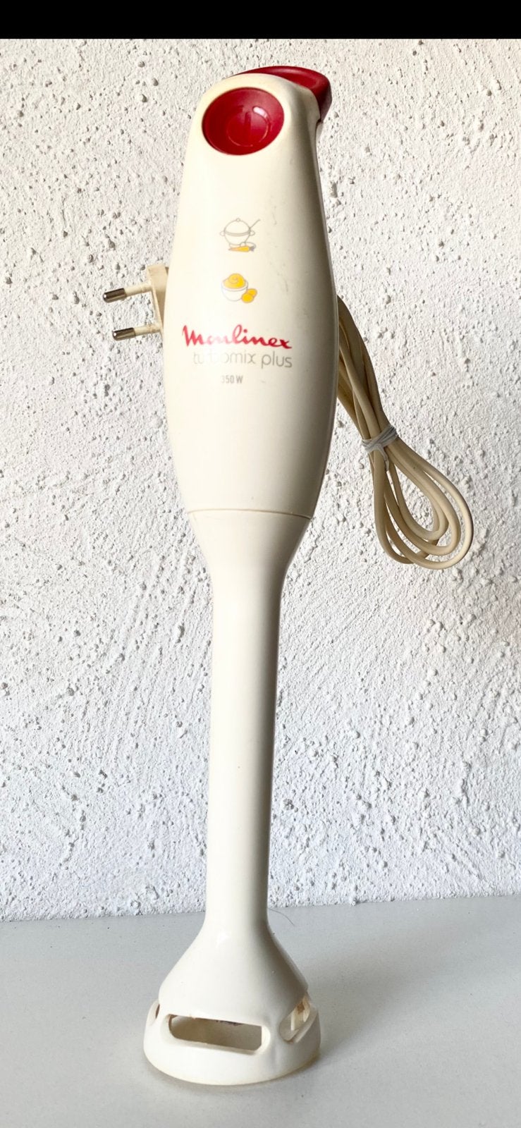 handige MOULINEX STAAFMIXER, Minder dan 1 liter, Ophalen of Verzenden, Zo goed als nieuw, 1 snelheid