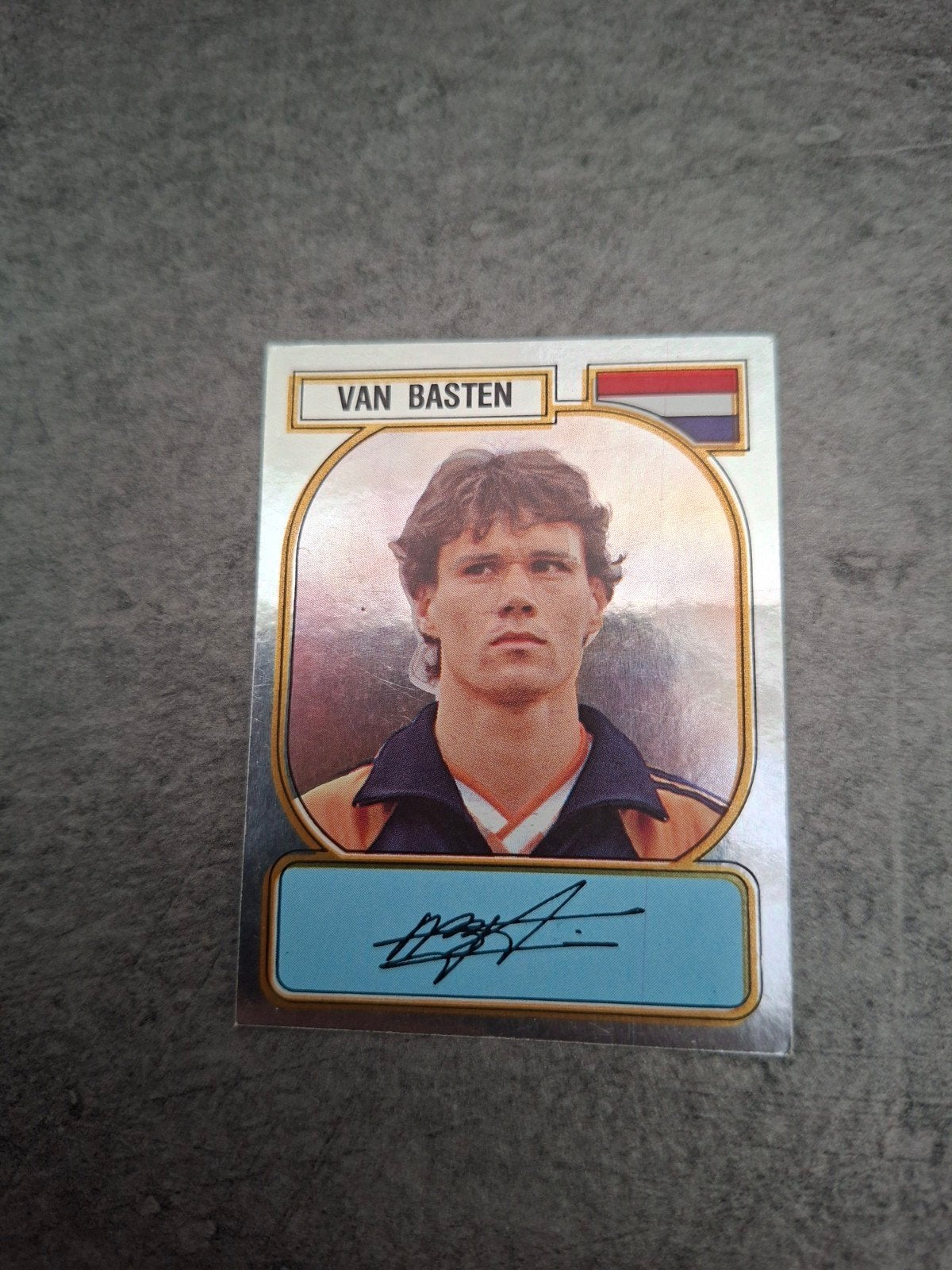 Panini sticker Voetbal 89. Marco van Basten  Nederland., Verzenden, Zo goed als nieuw, Sticker