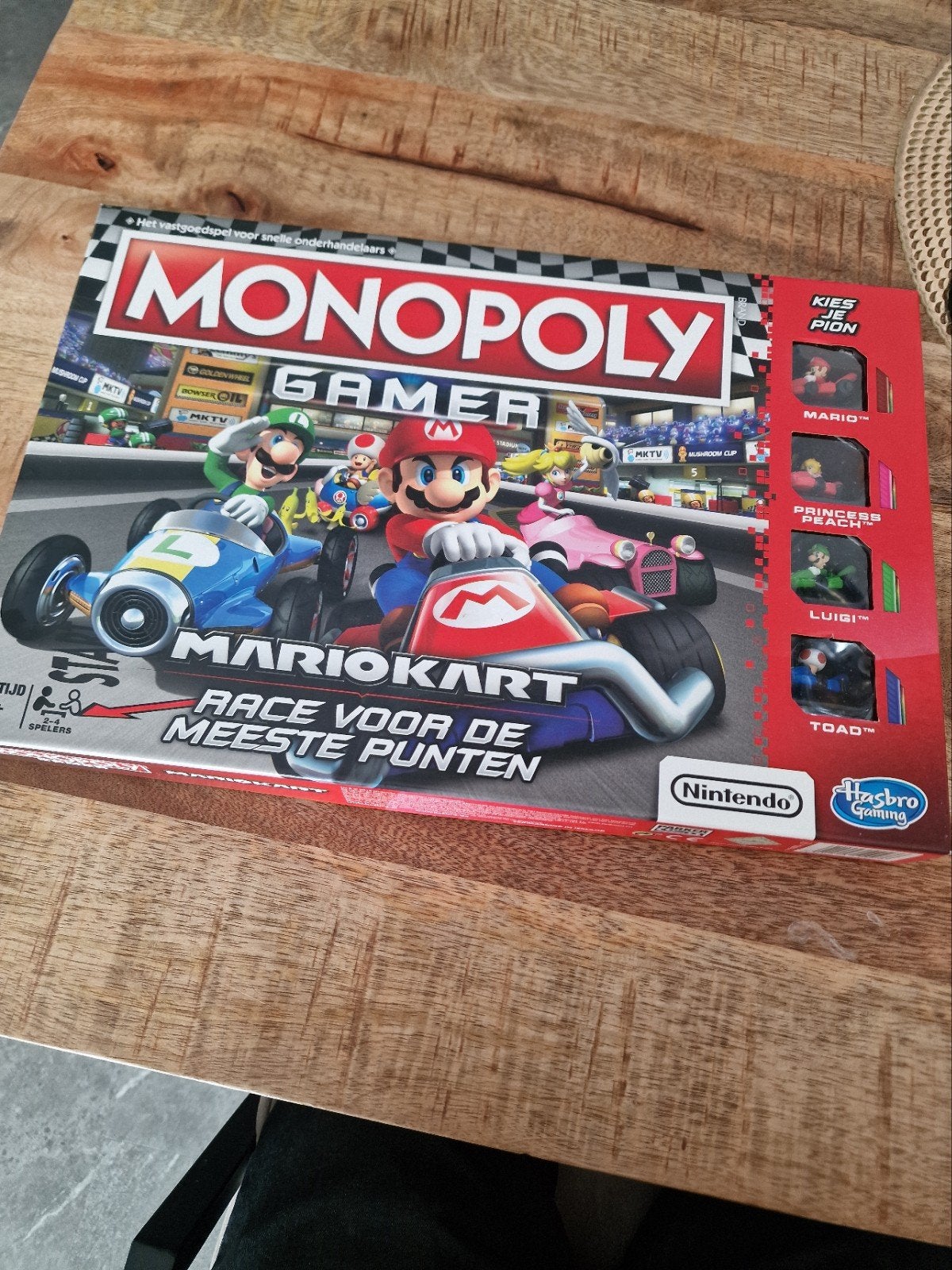 Monopoly Gamer Mario Kart  (zo goed als nieuw), Drie of vier spelers, Ophalen, Gebruikt, Hasbro Gaming