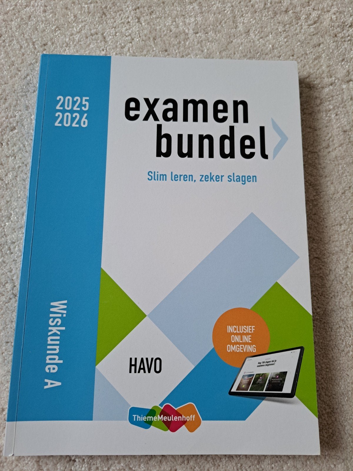 examenbundel Wiskunde A HAVO 2026, Boeken, Ophalen of Verzenden, Nieuw, HAVO, Wiskunde A