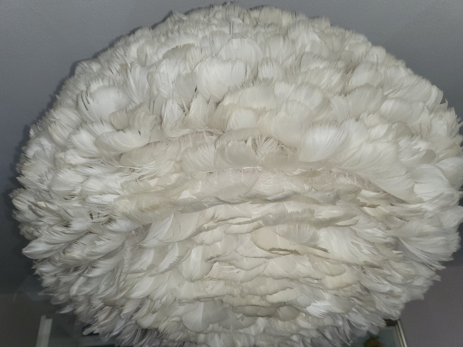 UMAGE Eos hanglamp large
gebr wit veren
Ca 65cm bij 40cm, Natuurlijk materiaal, Sfeervol, Zo goed als nieuw, E27 (groot)