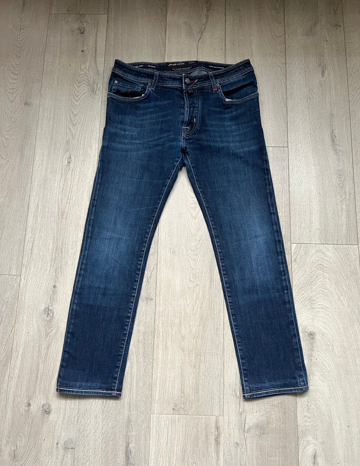 Jacob Cohën J688 Comfort Jeans - Maat 34, Verzenden, Zo goed als nieuw, Blauw, W33 - W34 (confectie 48/50)