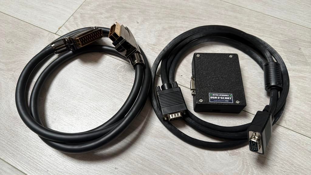 kabels kit - VGA naar SCART adapter, geen tv, Ophalen of Verzenden, Gebruikt, 2 tot 5 meter, Scartkabel