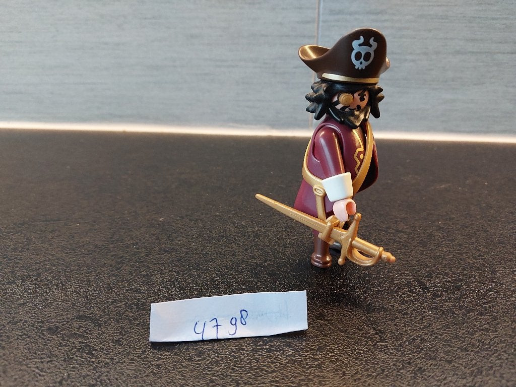 Playmobil 4798 Piraat, Kinderen en Baby's, Pirates, Gebruikt, Complete set, Ophalen of Verzenden