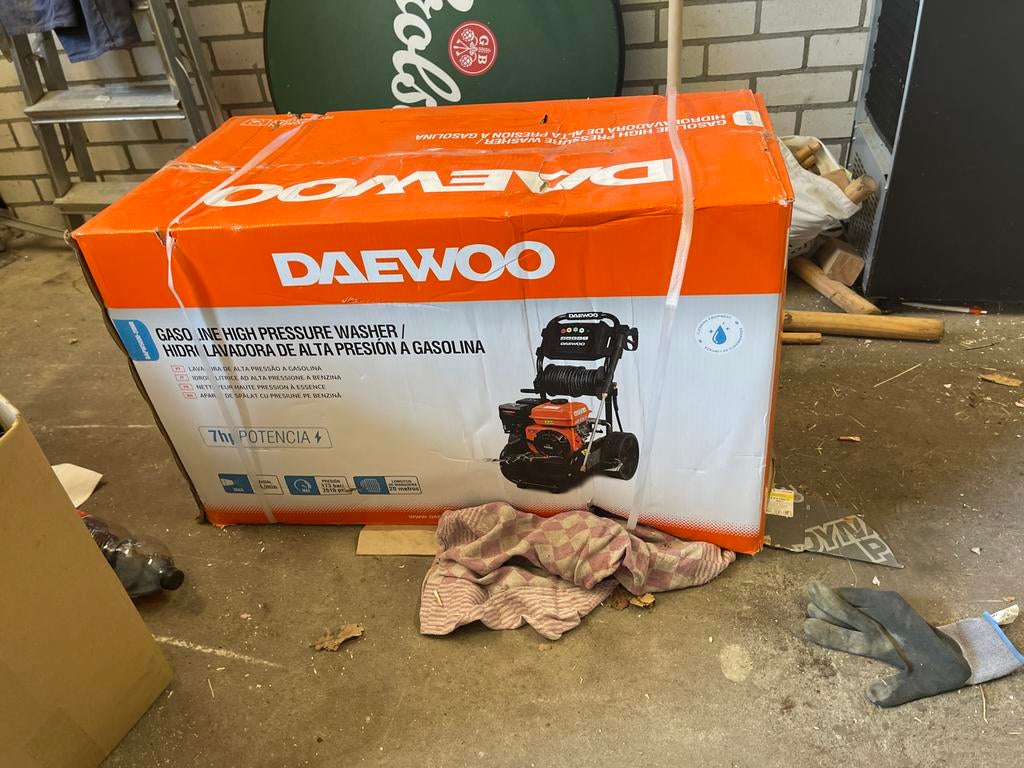 Daewoo Benzine hogedrukreiniger DAPW5000-20HR - Nieuw, Ophalen of Verzenden, Nieuw, Benzine