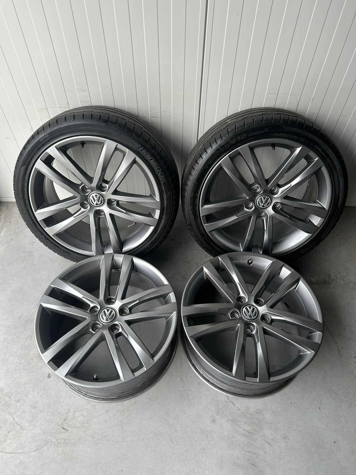 Originele Volkswagen Golf 7 R Line Salvador 5x112 18 Inch Zo, Auto-onderdelen, 18 inch, Banden en Velgen, Ophalen of Verzenden