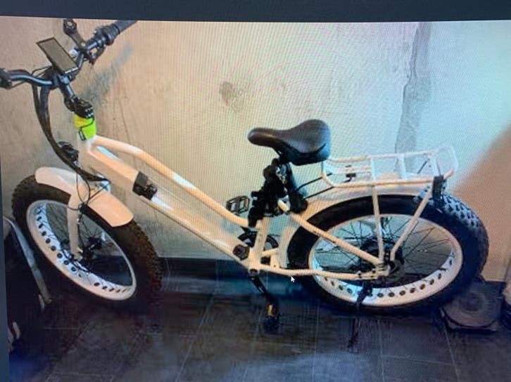 EVO Fatbike E-bike - Wit, lage instap, Fietsen en Brommers, Elektrische fietsen, Minder dan 30 km per accu, Gebruikt, 47 tot 51 cm