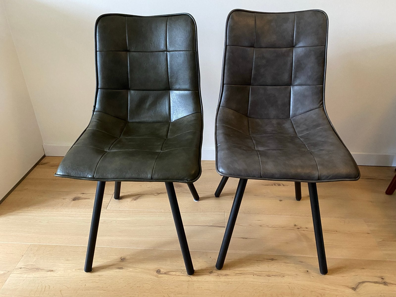 4 HACO eettafelstoelen - gratis af te halen, Ophalen, Gebruikt, Bruin, Vier