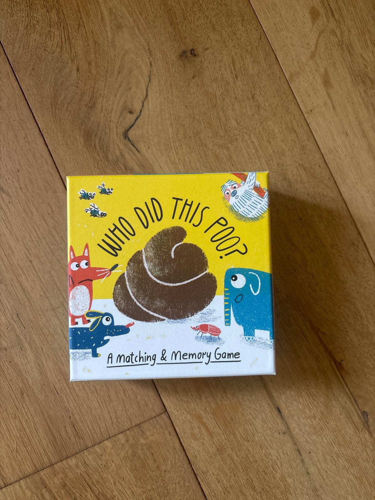Who Did This Poo? - Memory en Matching Game, Ophalen of Verzenden, Zo goed als nieuw, Puzzelen