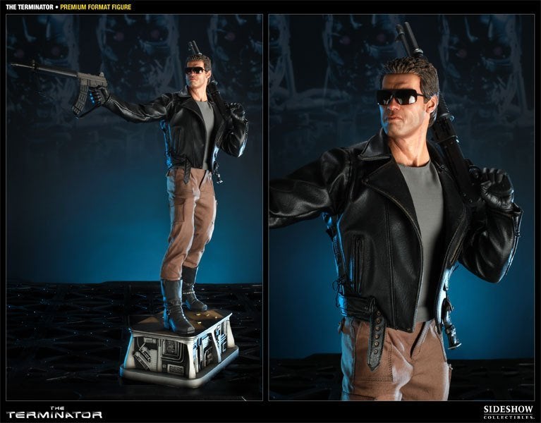 The Terminator Premium Format Figure Sideshow Collectibles, Ophalen of Verzenden, Zo goed als nieuw, Fantasy