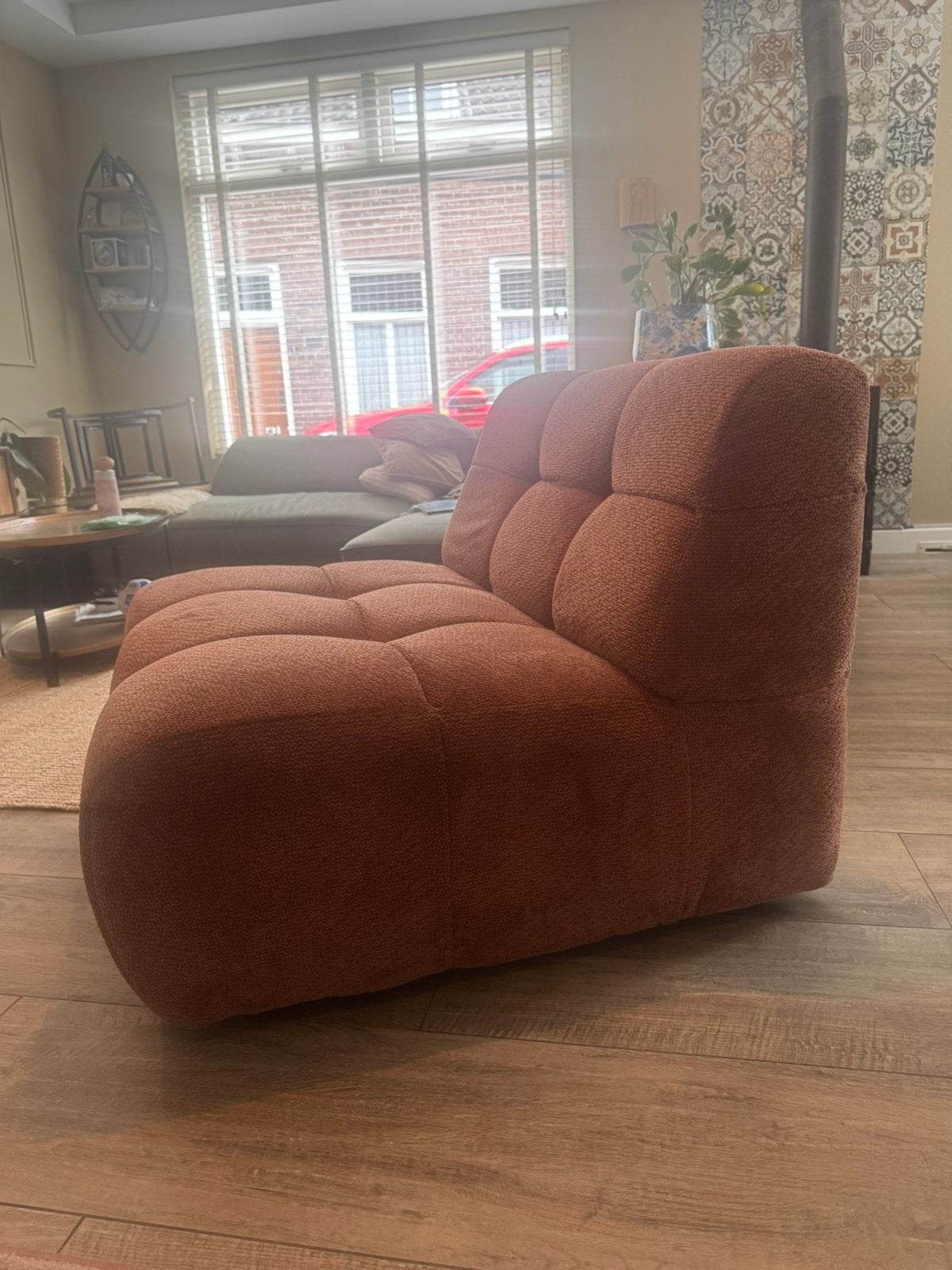 Draaifauteuil Regalo (Kwantum), Huis en Inrichting, Ophalen, Zo goed als nieuw, 75 tot 100 cm, 50 tot 75 cm