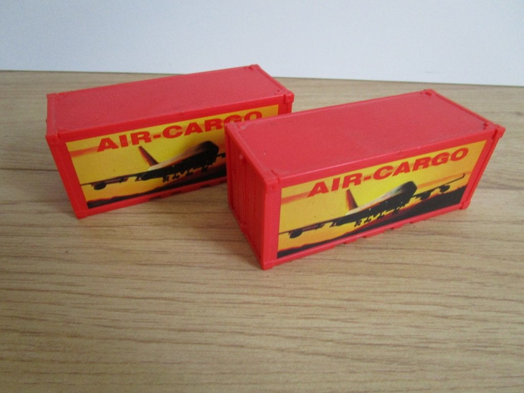 Siku containers Air Cargo, Ophalen of Verzenden, Zo goed als nieuw, Bus of Vrachtwagen, SIKU
