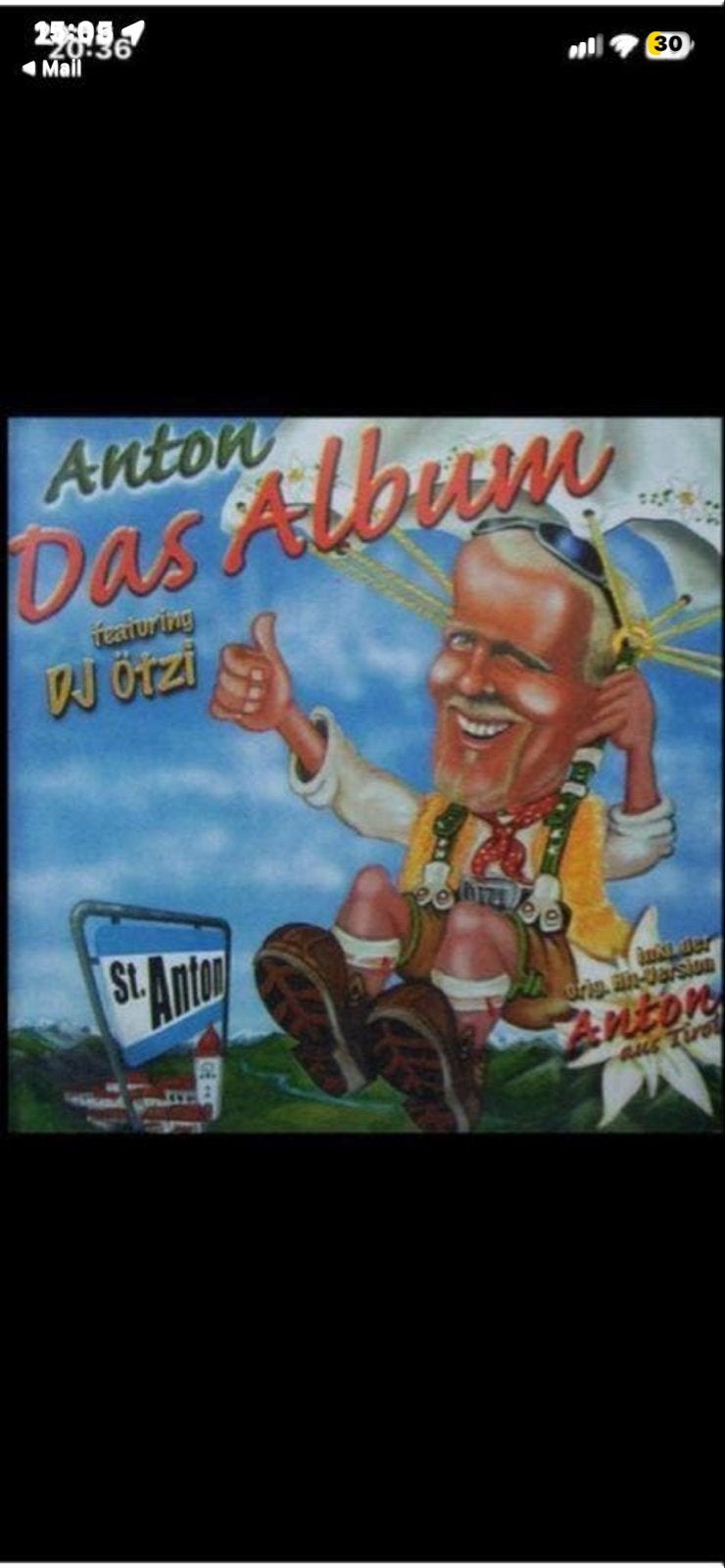 Anton Das Album - DJ Ötzi CD, Ophalen of Verzenden, Gebruikt, Album, Inclusief boekje