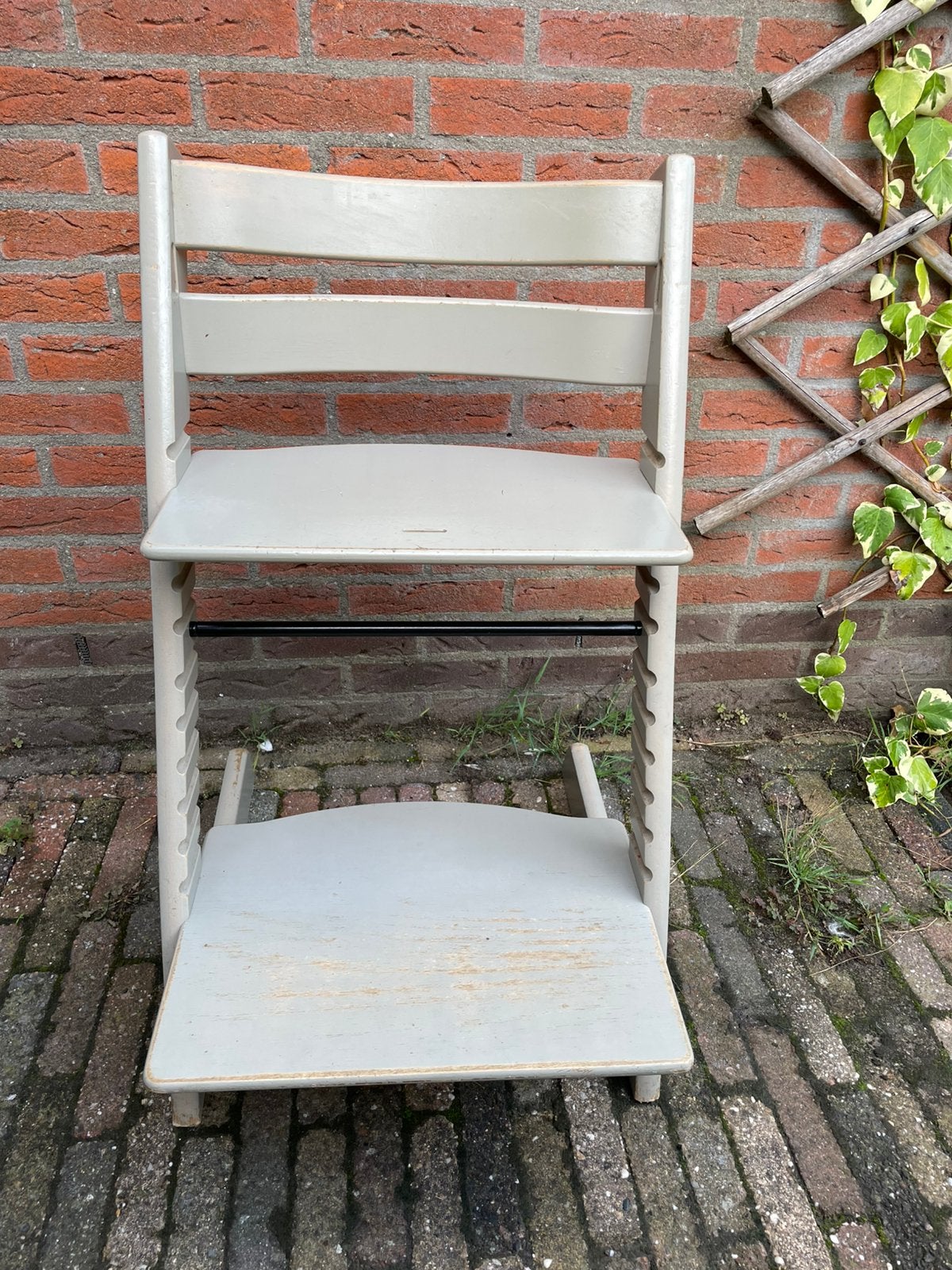Stokke tripp trapp meegroei stoel, Kinderen en Baby's, Kinderstoelen, Ophalen, Gebruikt, Meegroeistoel, Aanschuifbaar