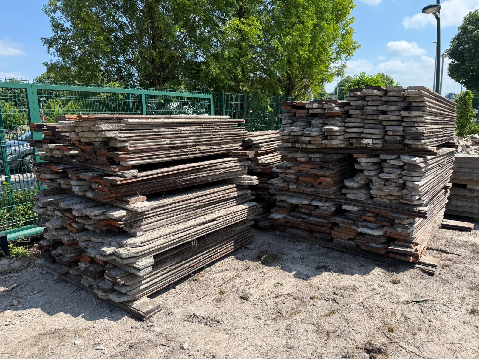 Hardhouten beschoeiingsplank 18.5x200, Tuin en Terras, Ophalen, Gebruikt, Minder dan 30 cm, 100 cm of meer