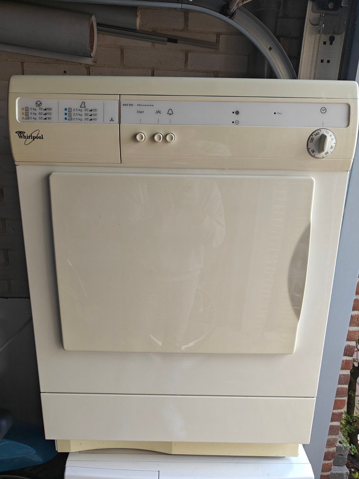 whirlpool condensdroger, 6 tot 8 kg, Ophalen, Condens, 85 tot 90 cm