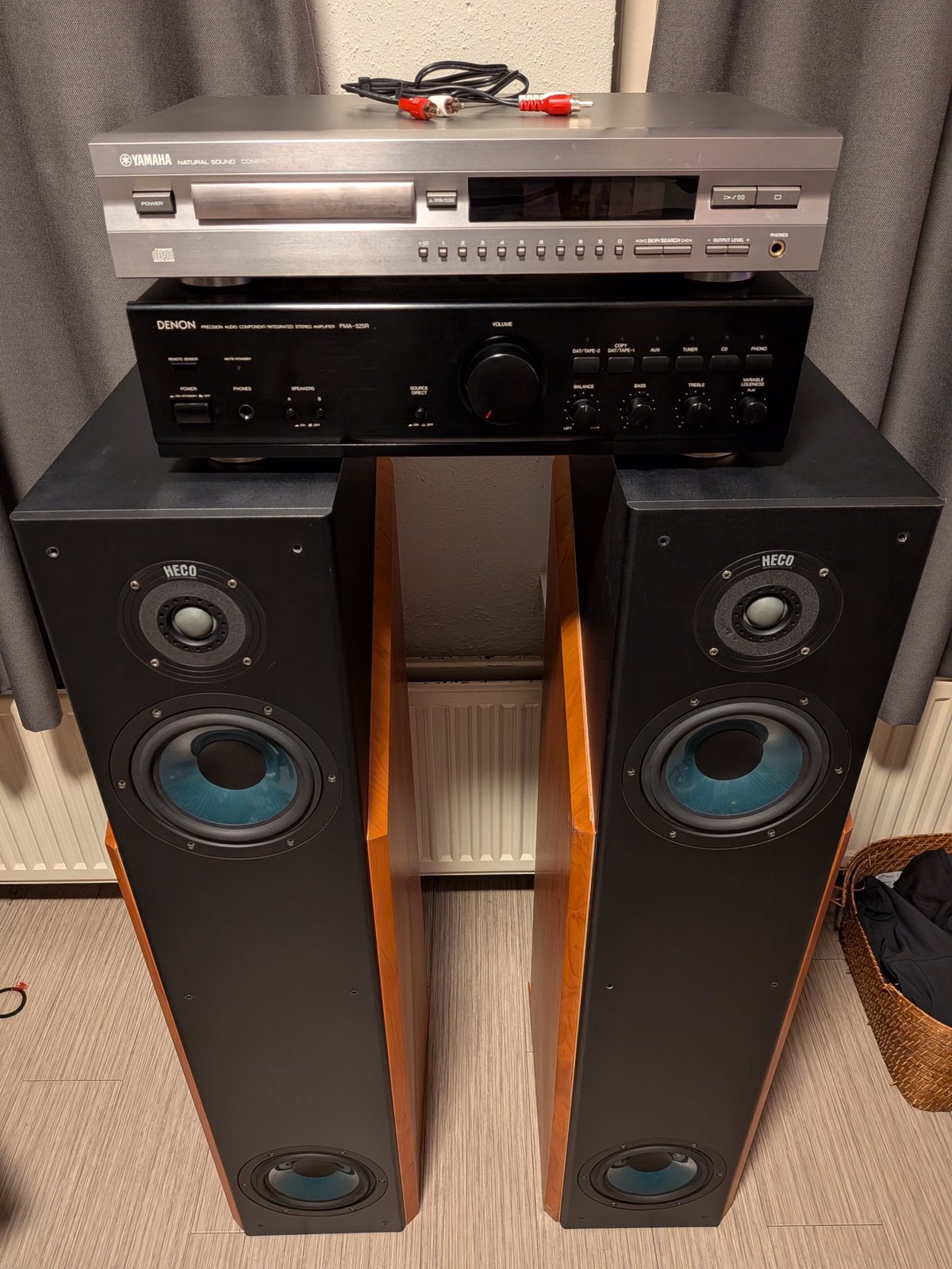 Heco, Yamaha, Denon HiFi Set, Ophalen, Gebruikt, Denon, Losse componenten