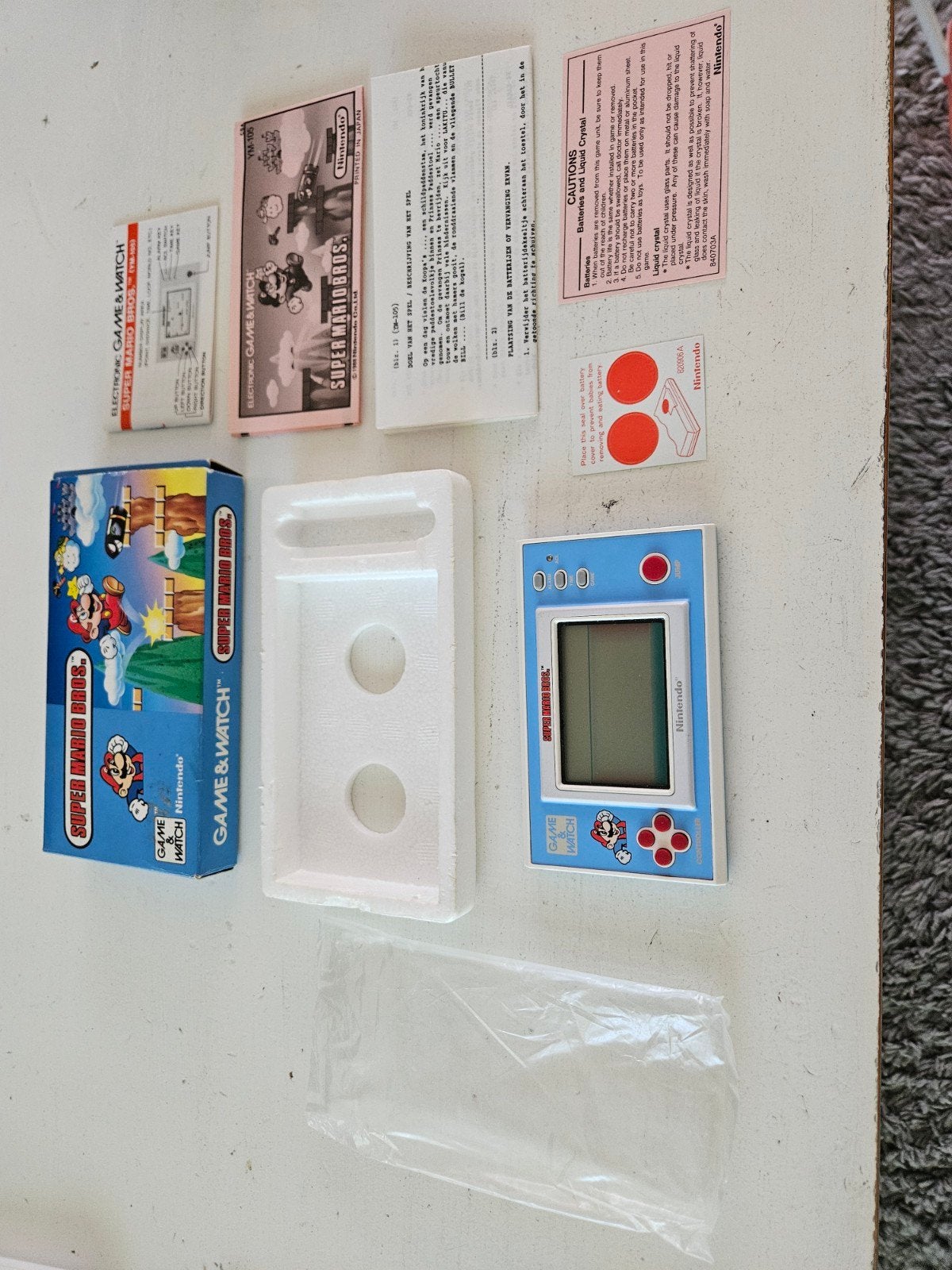 Nintendo game&watch super mario bros., Ophalen of Verzenden, Zo goed als nieuw, Overige modellen