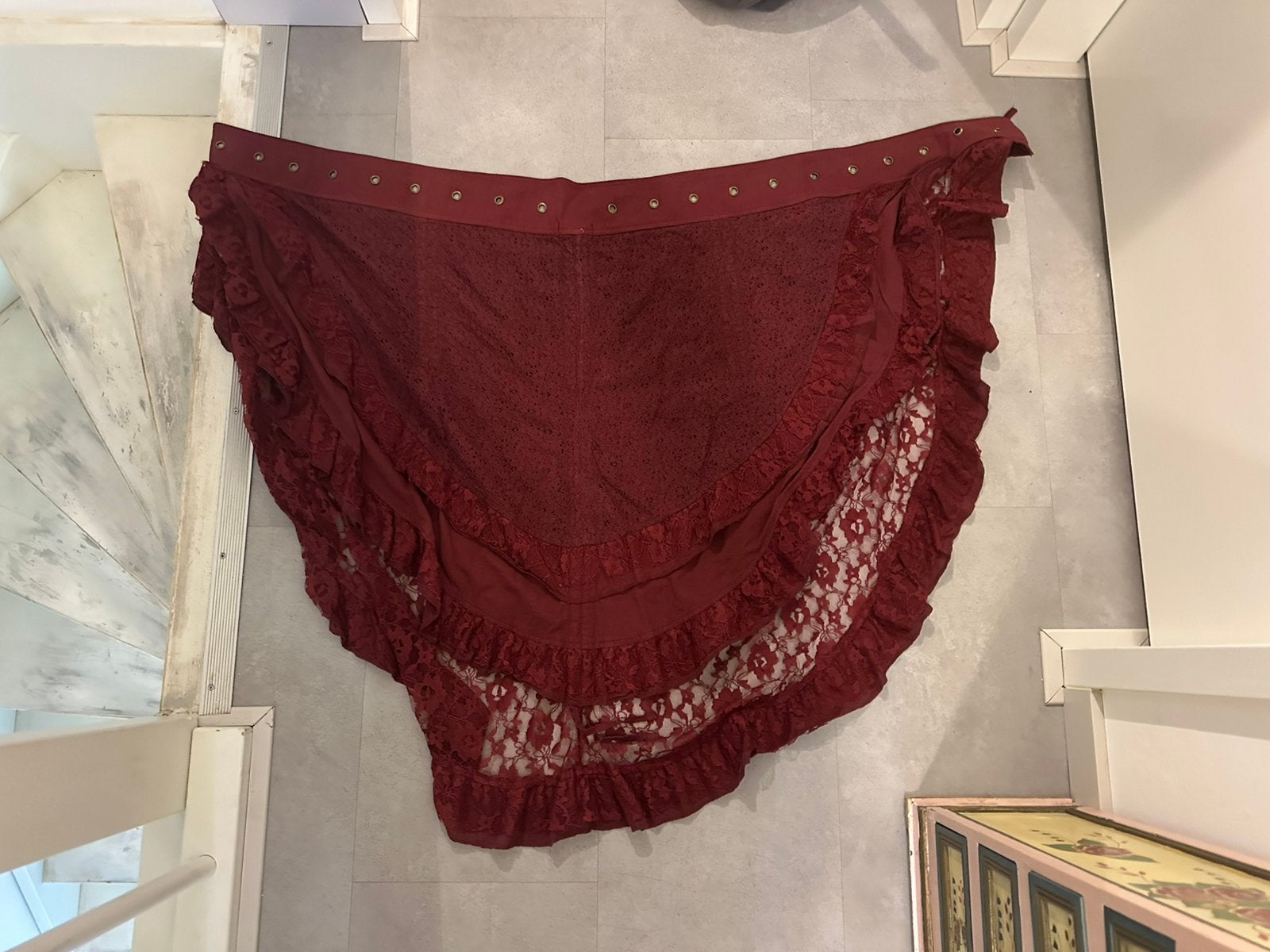 Wikkel rok two sisters one size, Kleding | Dames, Maat 38/40 (M), Ophalen of Verzenden, Zo goed als nieuw, Rood