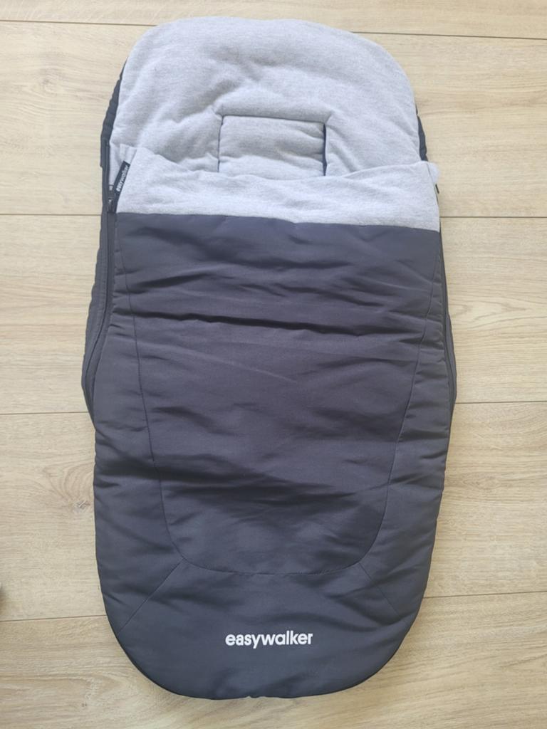 Voetenzak easywalker zwart, Kinderen en Baby's, Buggy's, Ophalen of Verzenden, Zo goed als nieuw, Voetenzak