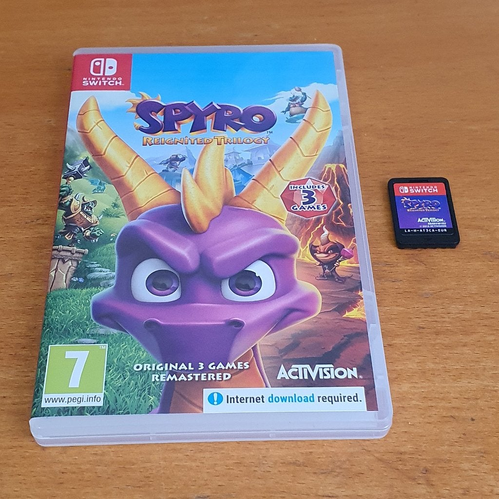 SWITCH | Spyro Reignited TRILOGY, Spelcomputers en Games, Avontuur en Actie, Gebruikt, 1 speler, Ophalen of Verzenden