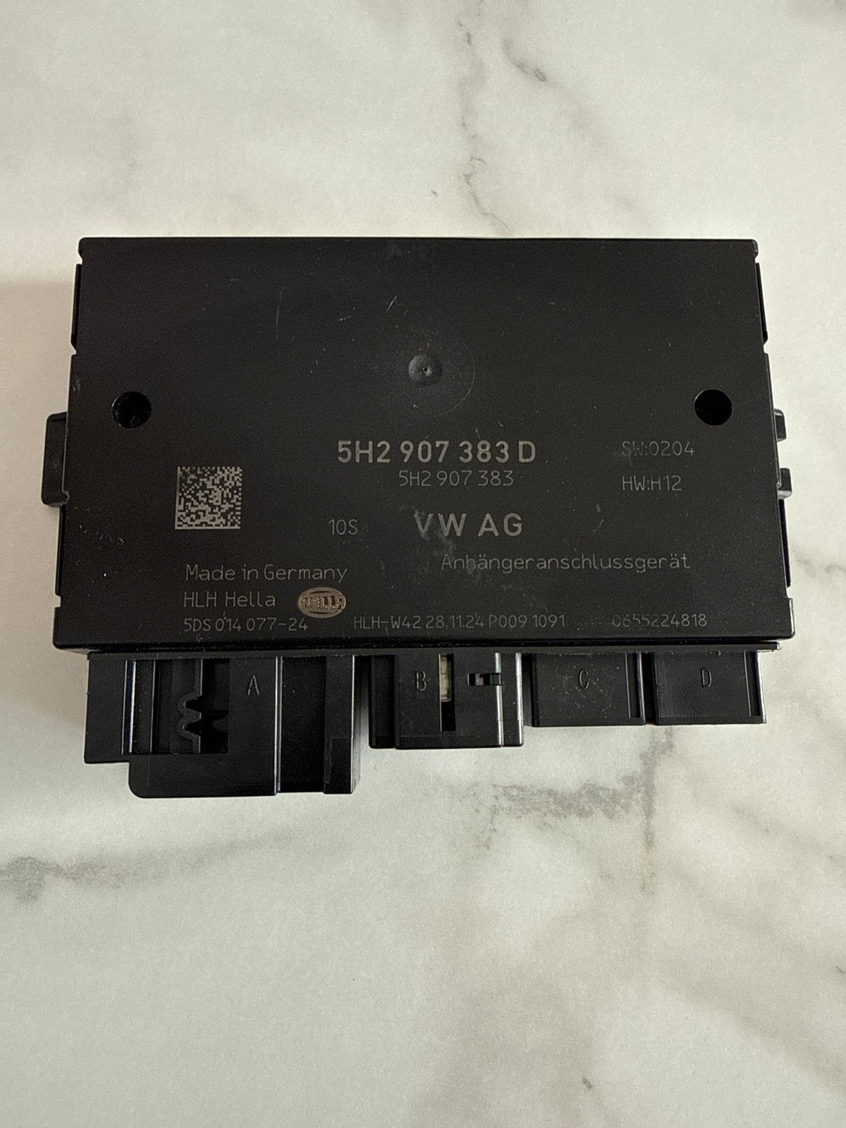 VW AG Trekhaak Aansluitapparaat 5H2 907 383 D Hella, Auto-onderdelen, Elektronica en Kabels, Ophalen of Verzenden, Gebruikt, Volkswagen