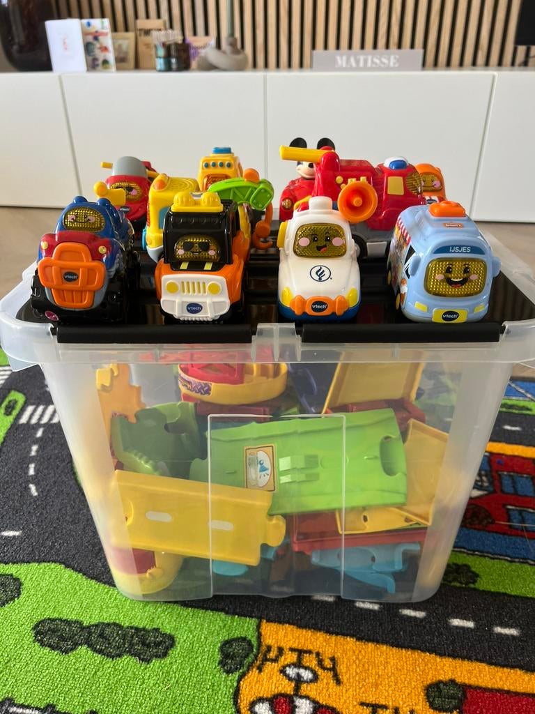 Toet Toet autobaan onderdelen. 10 auto’s, Kinderen en Baby's, Speelgoed | Vtech, Ophalen, Gebruikt, 2 tot 4 jaar