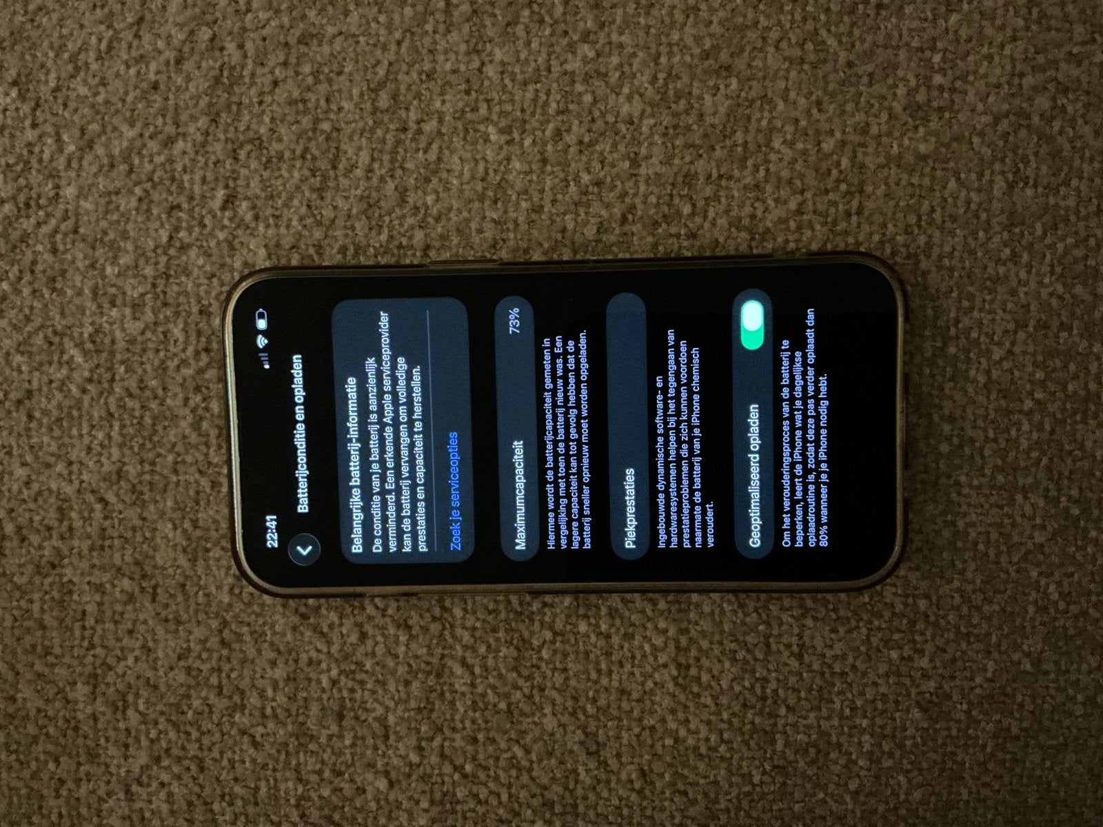 iPhone 13 128gb donkerblauw, Telecommunicatie, Mobiele telefoons | Apple iPhone, Blauw, 73 %, IPhone 13, Ophalen of Verzenden