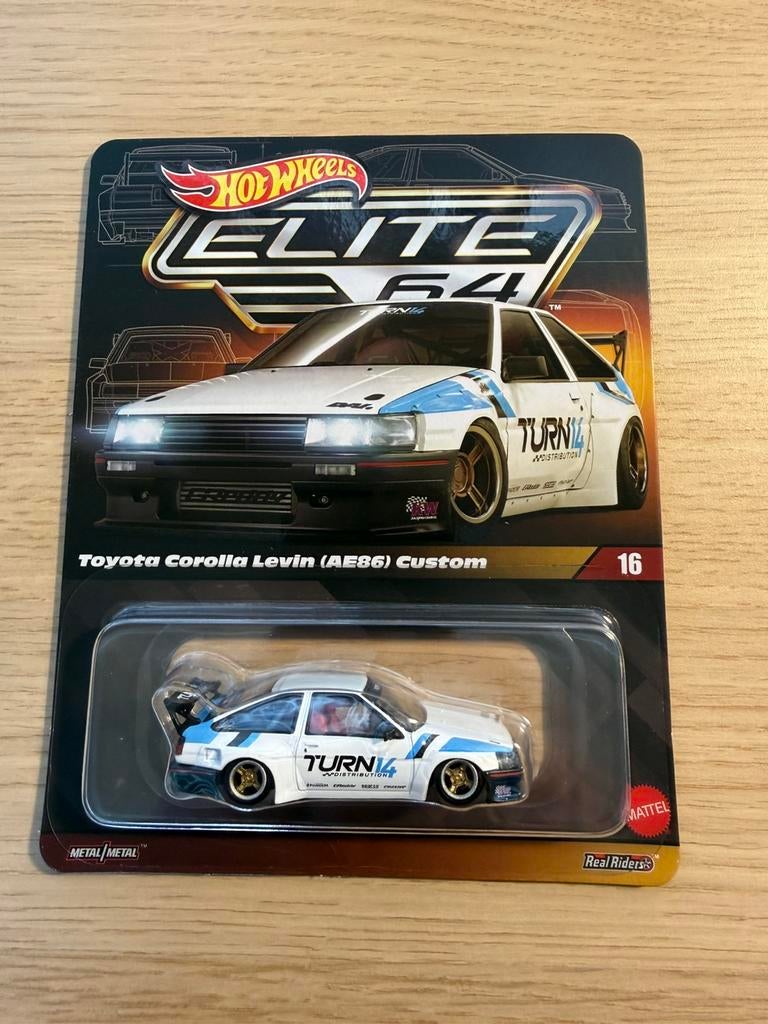 Hot Wheels Elite64, Toyota Corolla Levin, Hotwheels, Ophalen of Verzenden, Nieuw, Auto