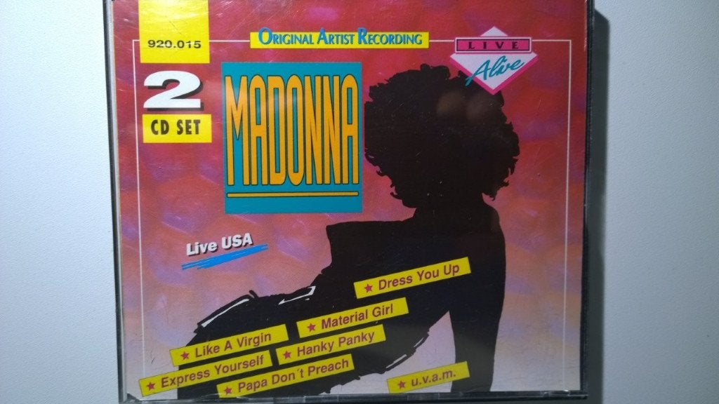 Madonna - Live USA (2 CD), Ophalen of Verzenden, Zo goed als nieuw, Pop, Album