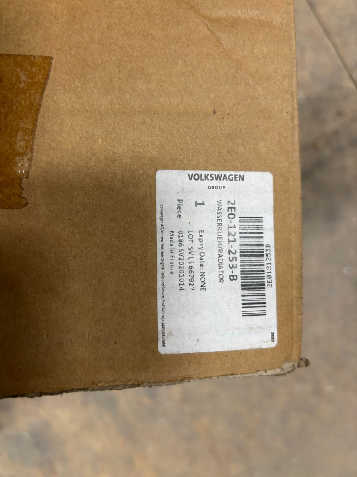 Nieuwe Volkswagen Radiateur - Origineel VW Onderdeel, Ophalen of Verzenden, Nieuw, Volkswagen