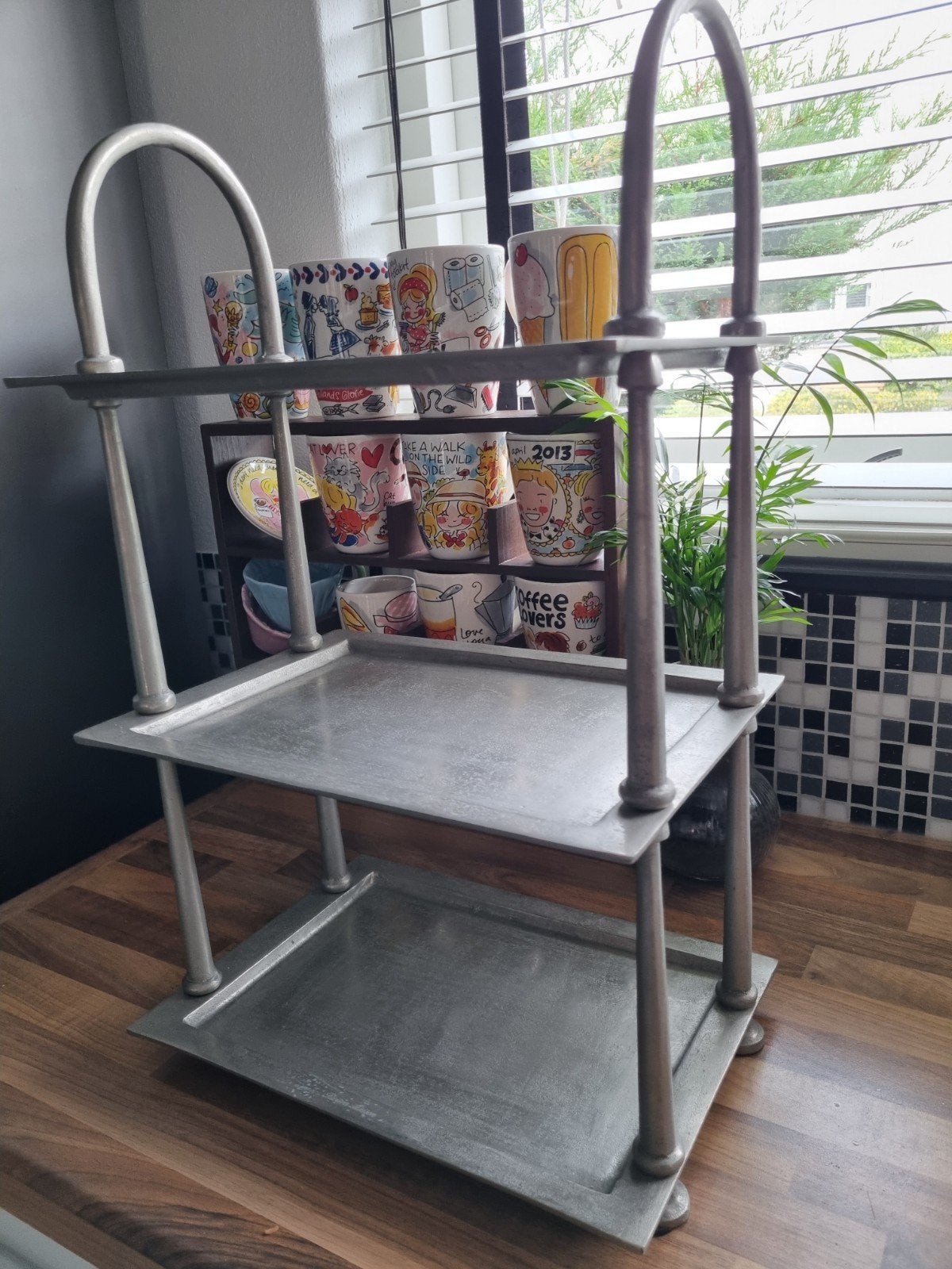 Riviera Maison 3-laags etagere,  rechthoekig., Ophalen, Zo goed als nieuw