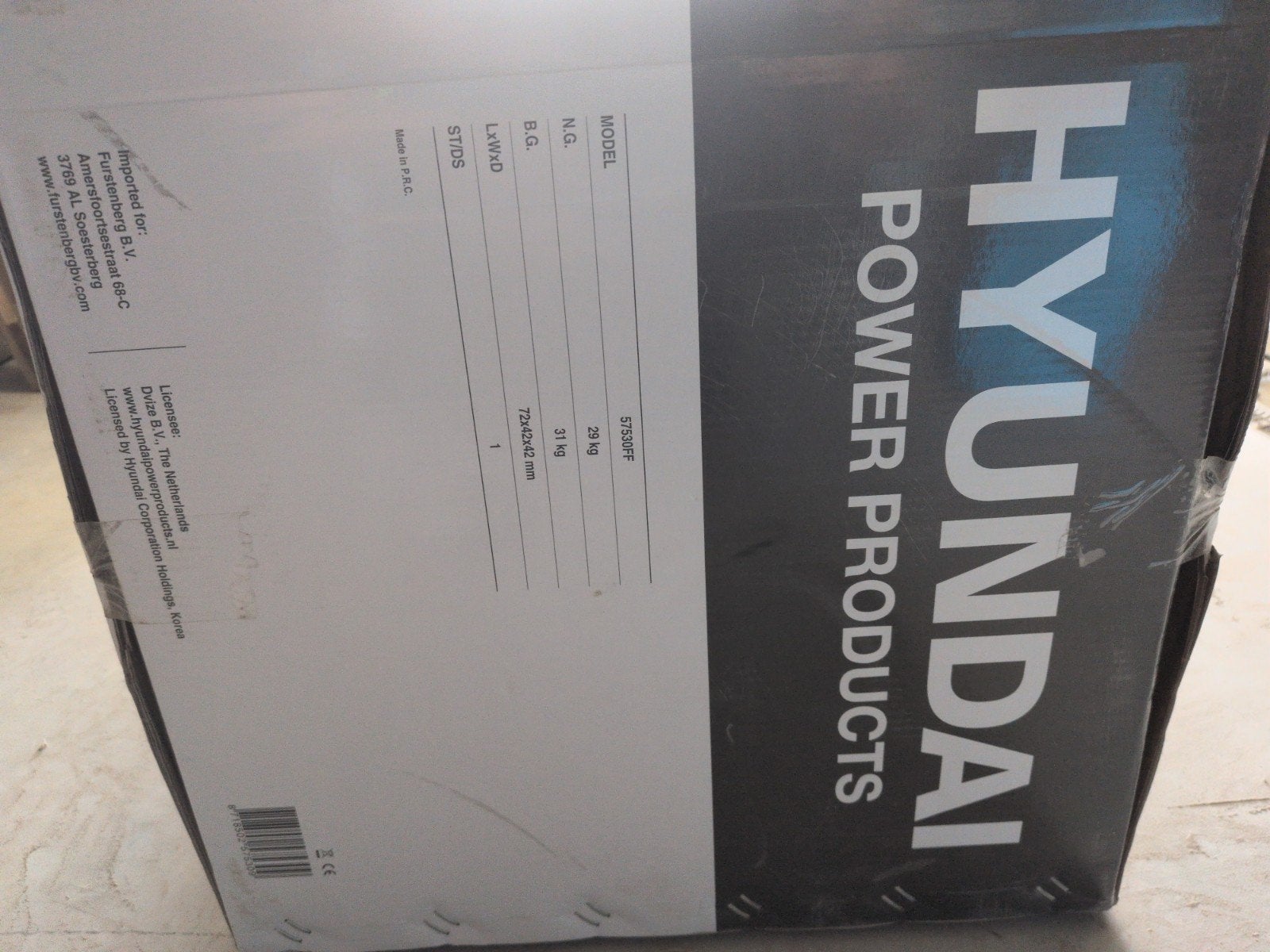 Hyundai Hogedrukreiniger met benzinemotor 57530FF, Ophalen of Verzenden