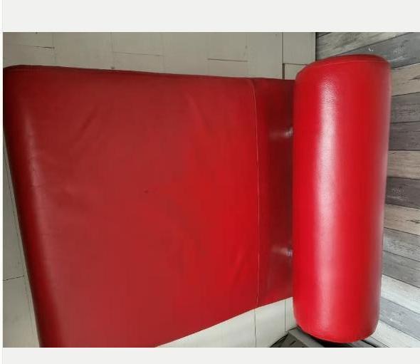 Sofa leder, Eenpersoons, Ophalen of Verzenden, Zo goed als nieuw, Echt Leder