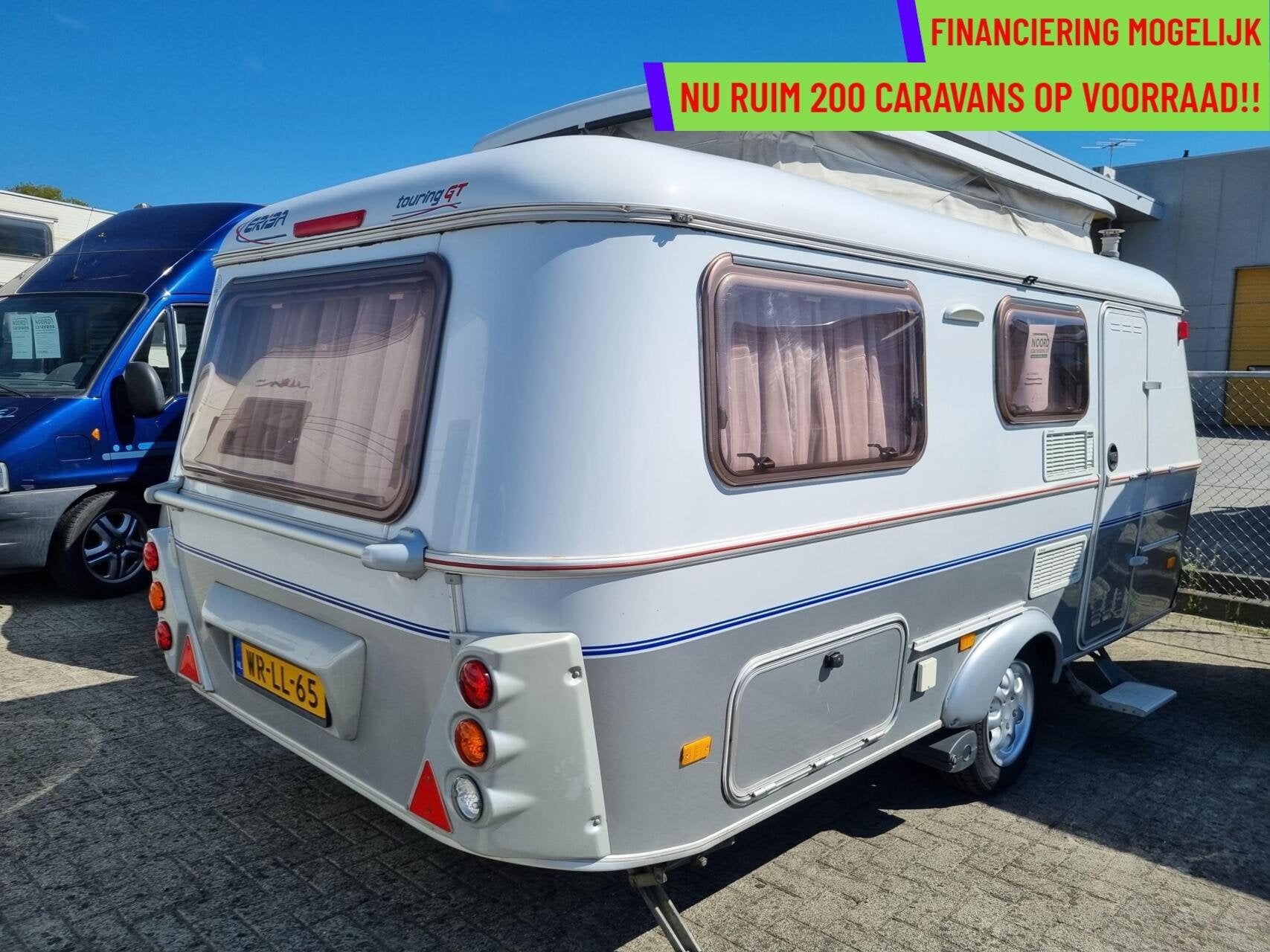 Eriba TROLL 550 GT MOVER + DWARSBED + HEFDAK + VOORTENT, Bedrijf, 5 tot 6 meter, Eriba, Mover