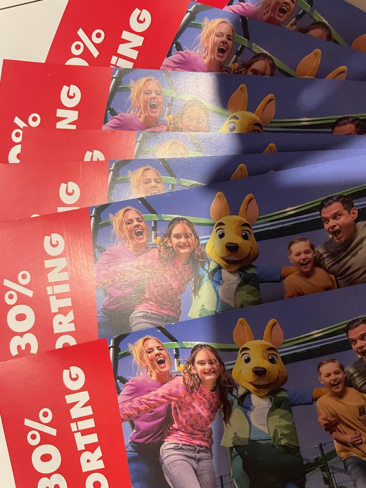 30% korting Walibi, Drie personen of meer, Kortingsbon, Pretpark