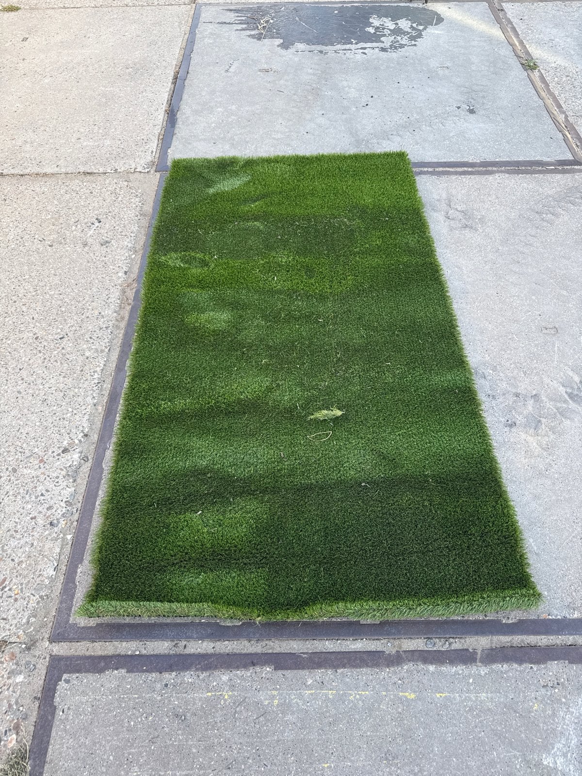 Nieuw hoogpolig kunstgras 1x2m, 2,5 cm hoog, Tuin en Terras, Gras en Kunstgras, Ophalen, Nieuw, Minder dan 10 m², Kunstgras